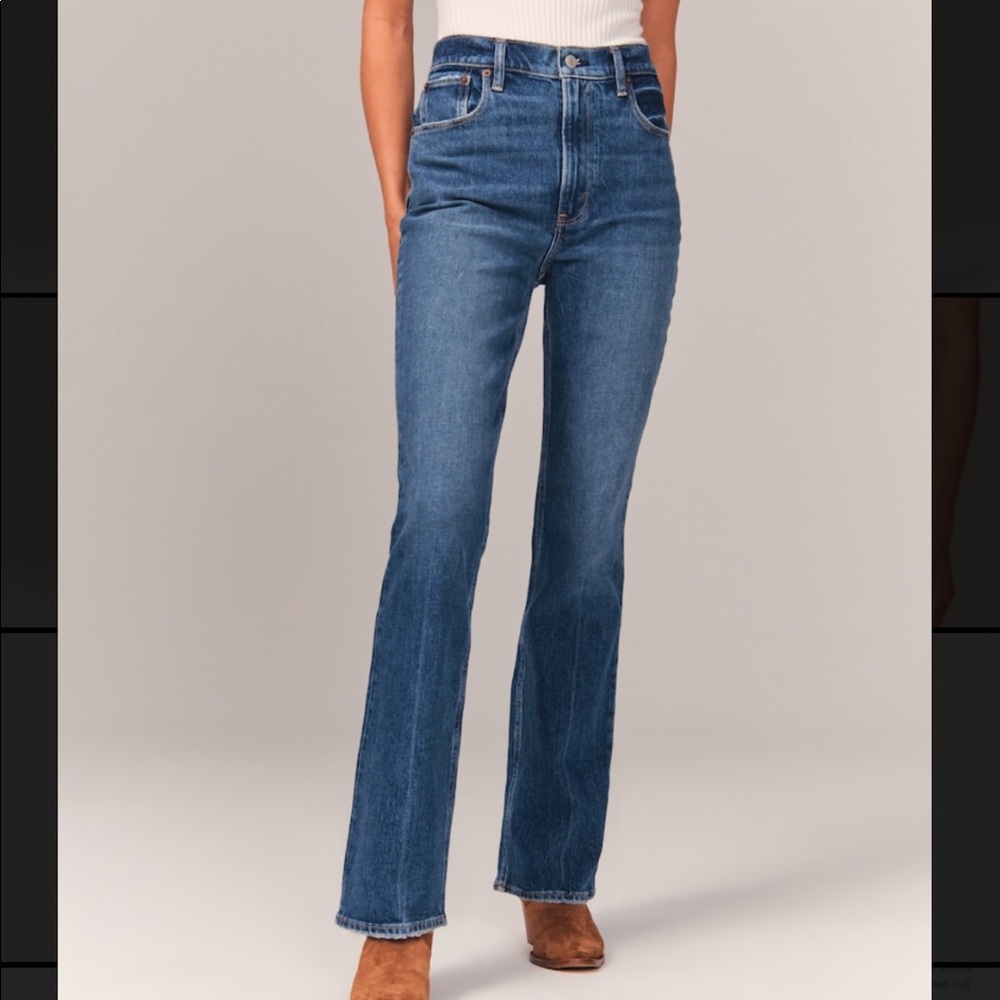 NWT❗️A&F Ultra High Rise Vintage Flare Jeans - Picture 4 of 11